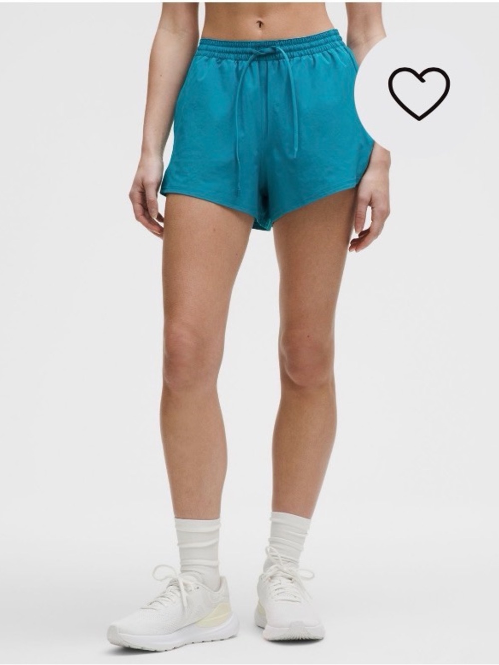 lululemon athletica Teal Drawstring Athletic Shorts